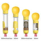 3-in-1 Portable Pet Water Bottle & Feeder