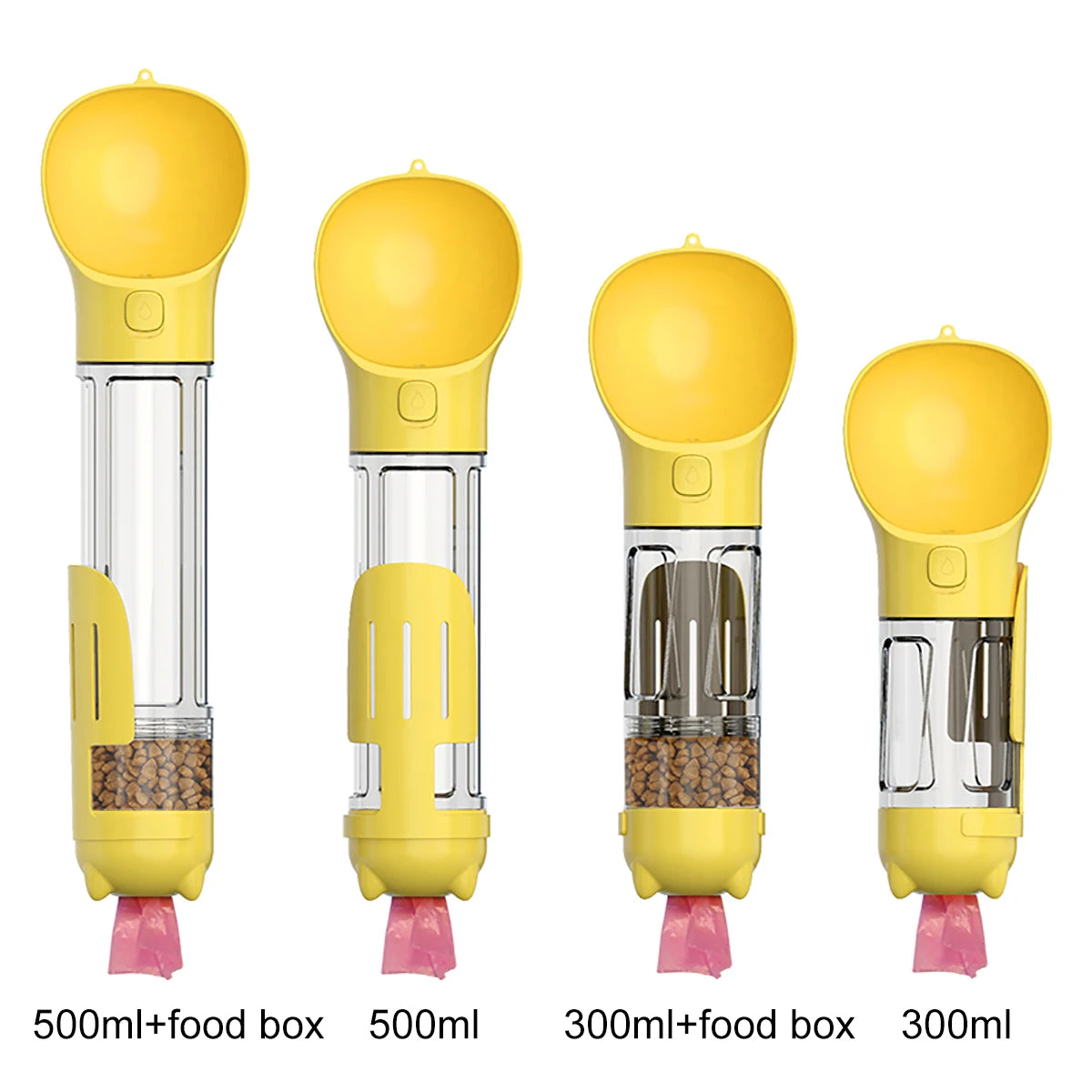 3-in-1 Portable Pet Water Bottle & Feeder