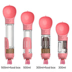 3-in-1 Portable Pet Water Bottle & Feeder