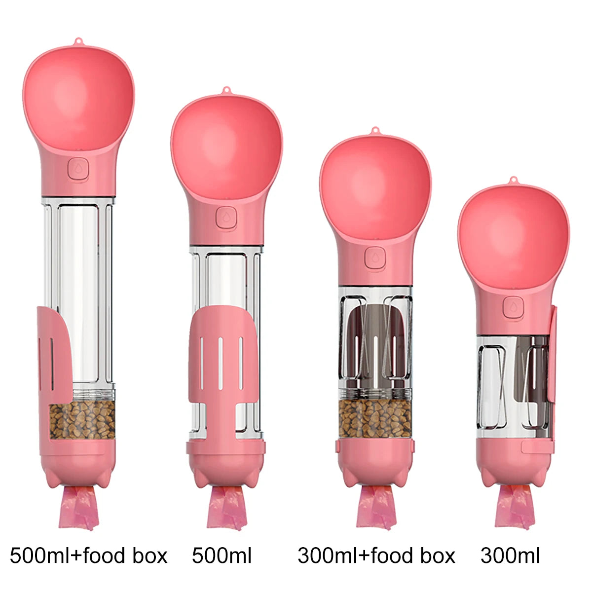 3-in-1 Portable Pet Water Bottle & Feeder