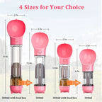 3-in-1 Portable Pet Water Bottle & Feeder