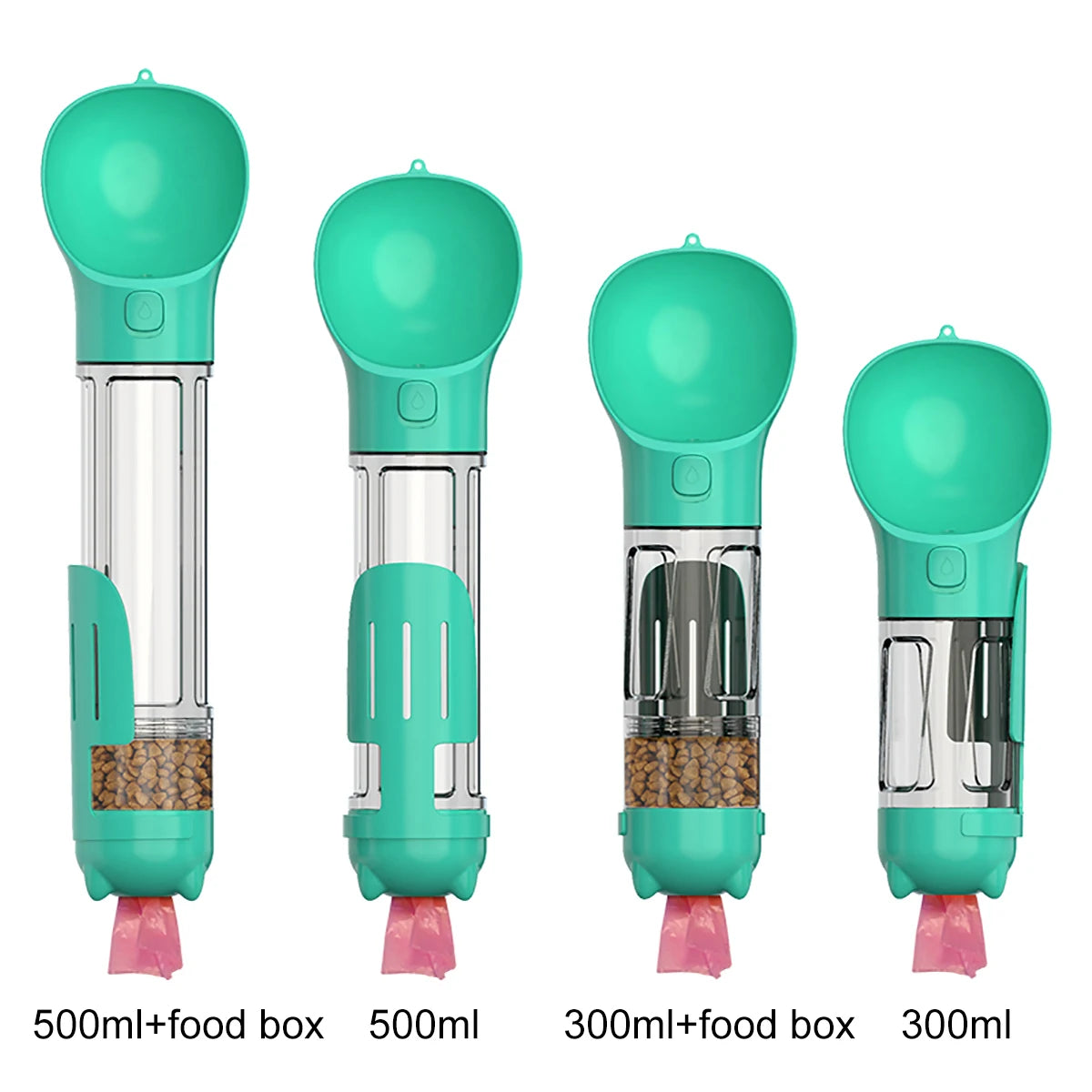 3-in-1 Portable Pet Water Bottle & Feeder
