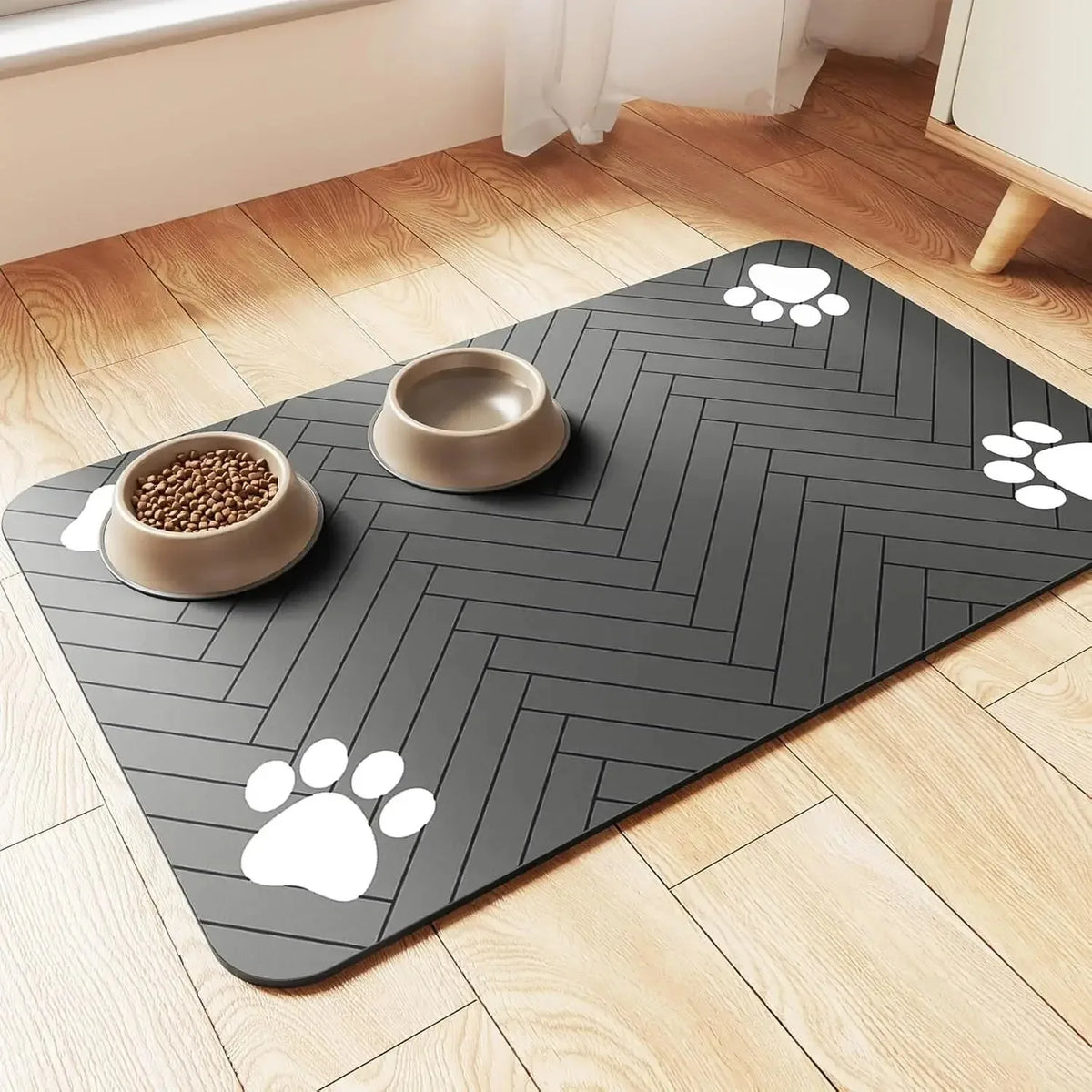 Quick-Dry Absorbent Pet Feeding Mat