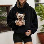 Cozy Pet Carrier Hoodie