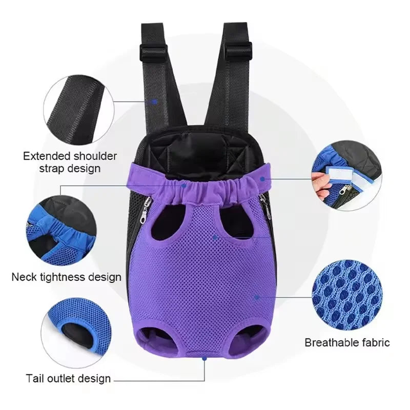 Hands-Free Breathable Pet Carrier Backpack