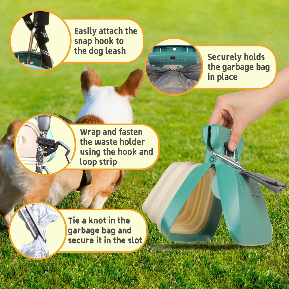 Portable Foldable Pet Poop Scooper