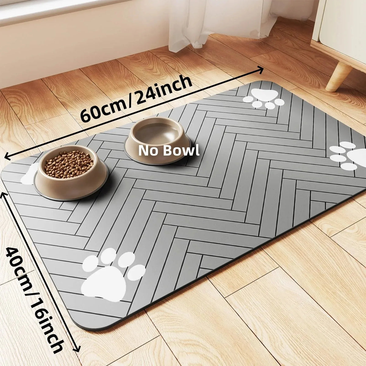 Quick-Dry Absorbent Pet Feeding Mat