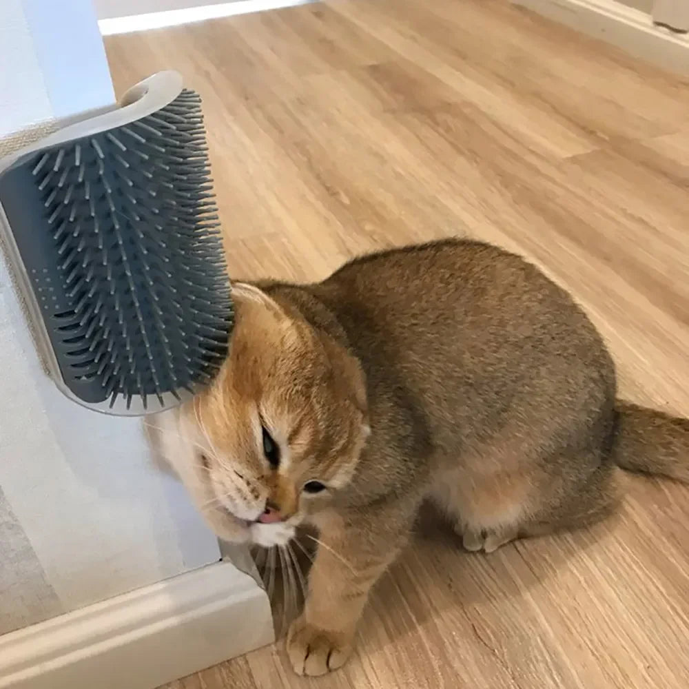 Wall-Mounted Cat Corner Massager