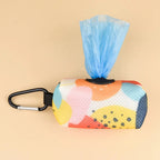 Cute Printed Pet Poop Bag Dispenser