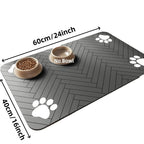 Quick-Dry Absorbent Pet Feeding Mat