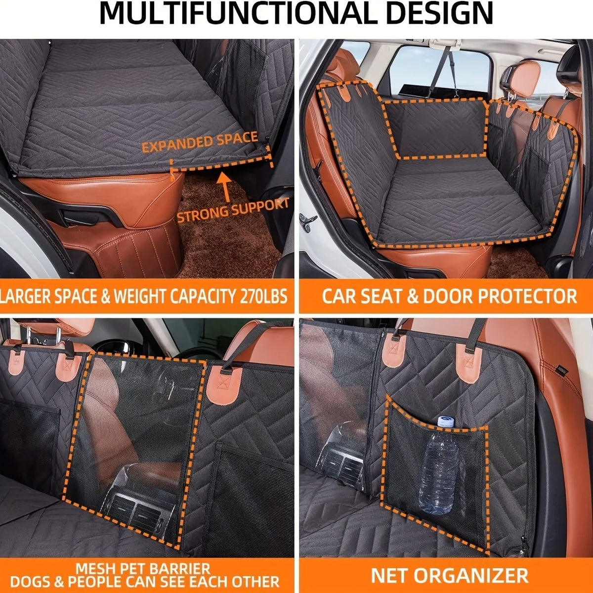 Waterproof Dog Car Seat Hammock