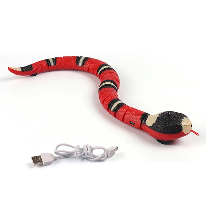 Interactive Smart Sensing Snake Cat Toy