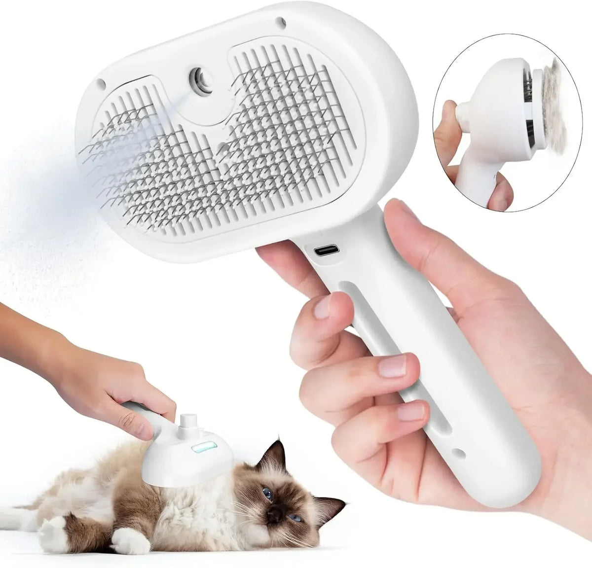 Pet Water Mist Spray Comb
