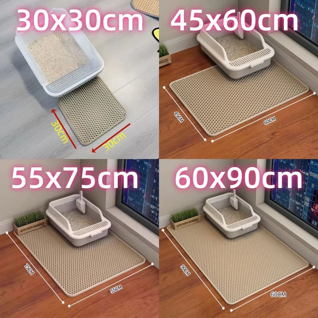 Double-Layer Waterproof Cat Litter Mat