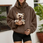 Cozy Pet Carrier Hoodie