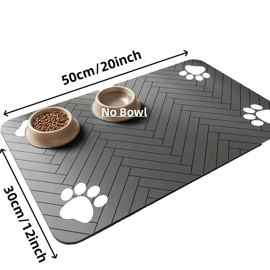 Quick-Dry Absorbent Pet Feeding Mat