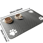Quick-Dry Absorbent Pet Feeding Mat
