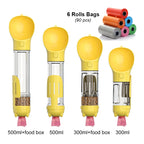 3-in-1 Portable Pet Water Bottle & Feeder