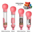 3-in-1 Portable Pet Water Bottle & Feeder