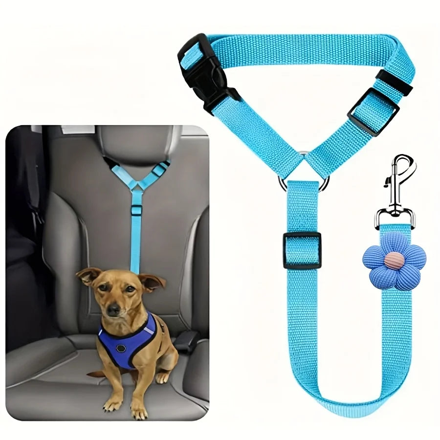 Adjustable Dog Car Seatbelt Tether