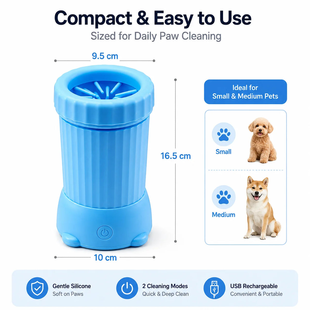Automatic Electric Dog Paw Cleaner