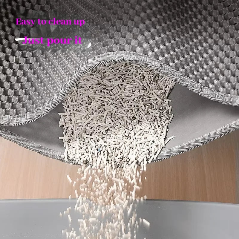 Double-Layer Waterproof Cat Litter Mat