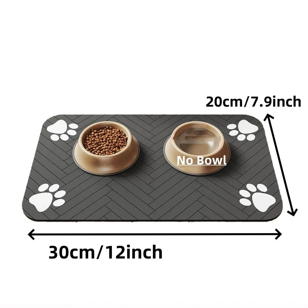 Quick-Dry Absorbent Pet Feeding Mat