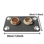 Quick-Dry Absorbent Pet Feeding Mat