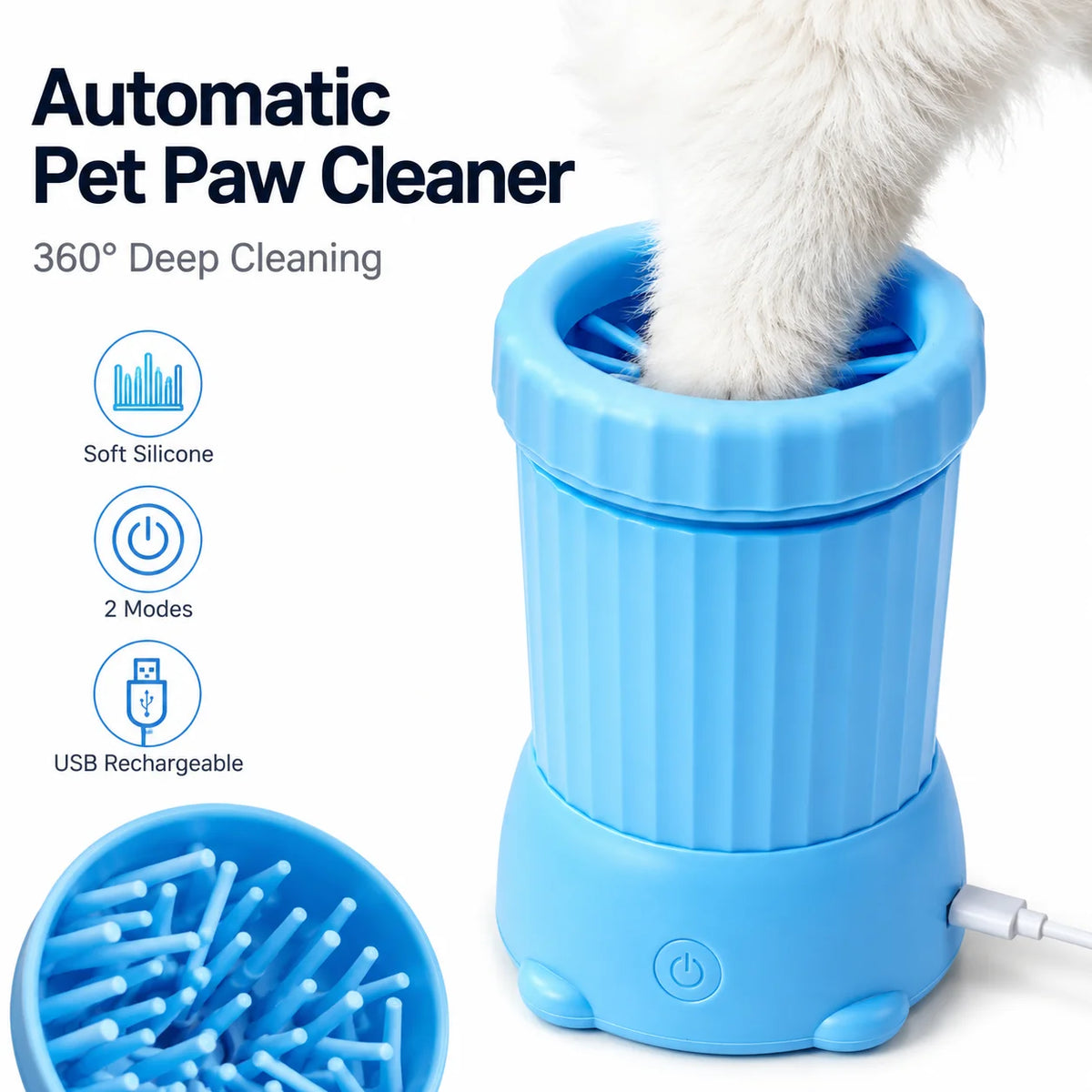 Automatic Electric Dog Paw Cleaner