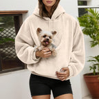 Cozy Pet Carrier Hoodie